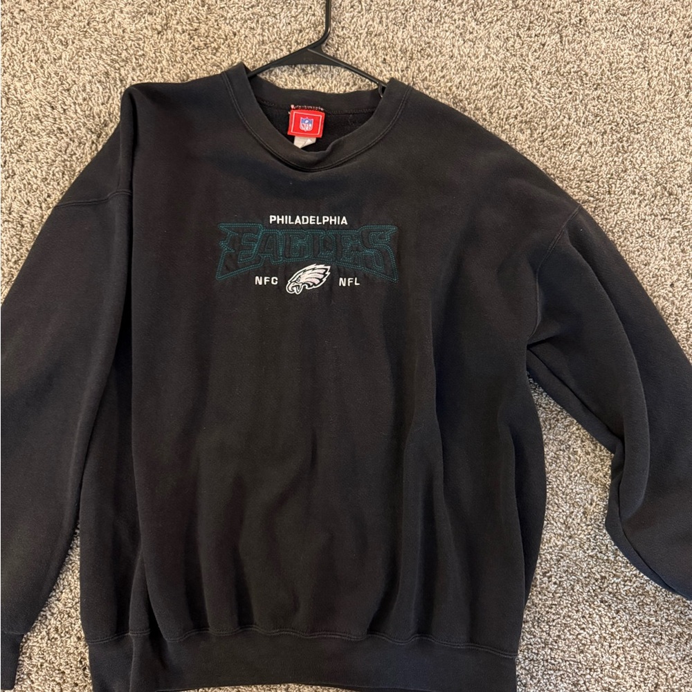 NFL Black Crewneck Sweater Classic Style
